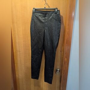 Gentle Fawn Sleek Black Faux Leather Leggings